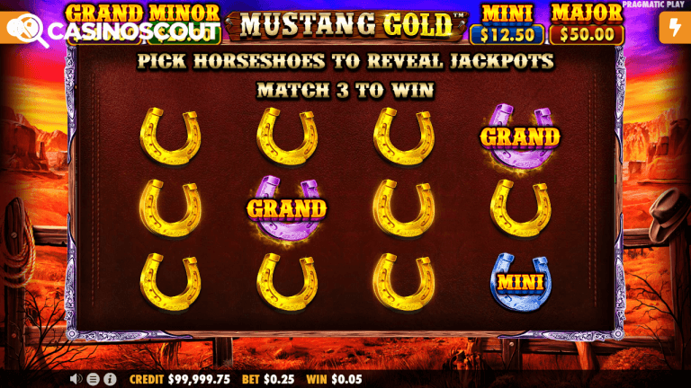 Mustang Gold darmowe spiny