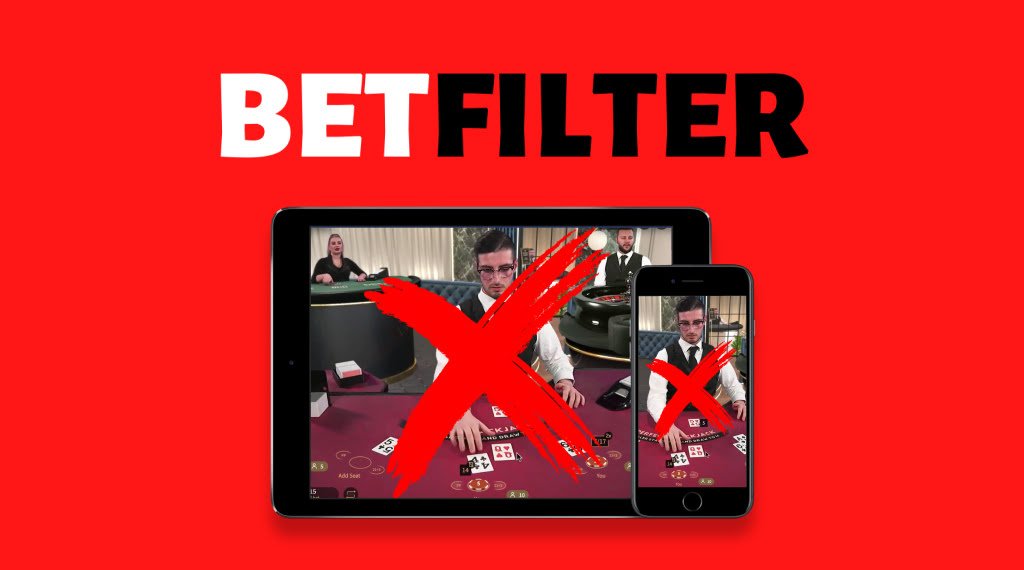 Gokfilter op komputer om gokken te voorkomen